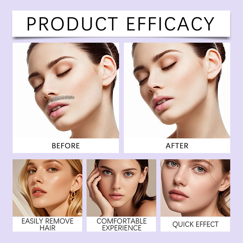 🔥Zachte en pijnloze crème voor het verwijderen van gezichtshaar