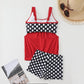 🔥 ZOMER HOT SALE – 49% KORTING 🔥 Dames Tweedelig Polkadot Zwempak