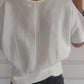 💝Eenvoudig effen T-shirt met V-hals en halve mouwen💛