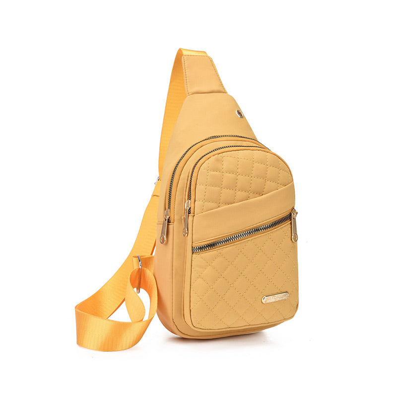 🏆️Anti-diefstal borduurwerk effen kleur crossbody tas voor dagelijks reizen