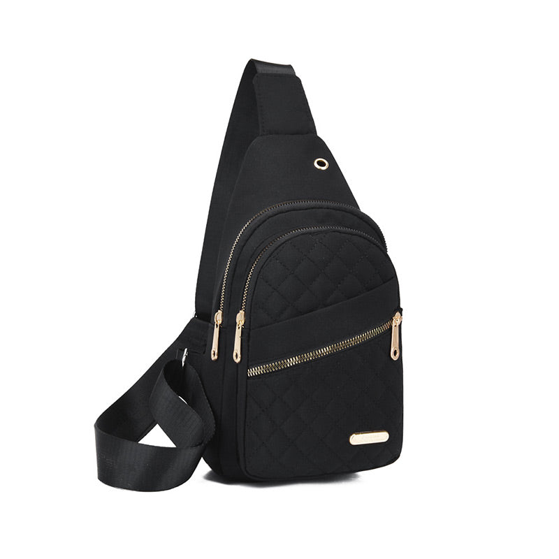 🏆️Anti-diefstal borduurwerk effen kleur crossbody tas voor dagelijks reizen