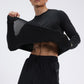 Casual T-shirt met lange mouwen en sneldrogend sportief T-shirt voor heren