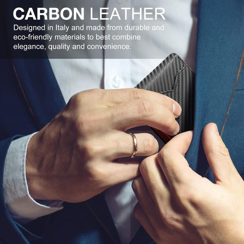 ✨Slanke portemonnee voor mannen met geldclip 💳