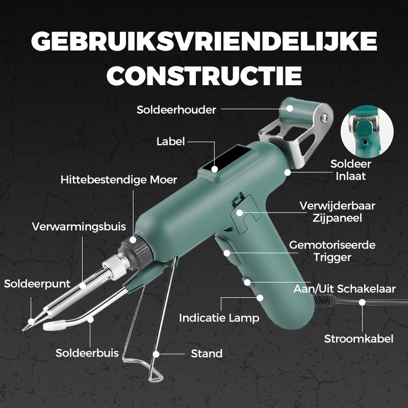 💥Tijdelijke aanbieding⌛ Multifunctionele elektrische mini handheld soldeerpistool