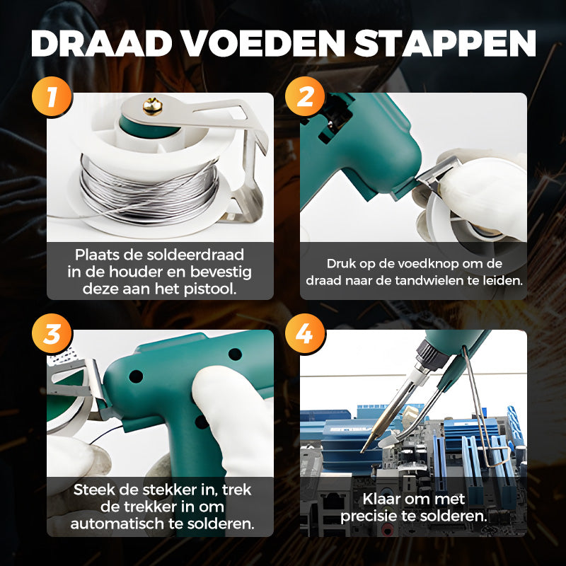 💥Tijdelijke aanbieding⌛ Multifunctionele elektrische mini handheld soldeerpistool