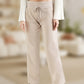 3/4 High-Waist Slim Fit Joggingbroek met Trekkoordzak