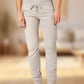 3/4 High-Waist Slim Fit Joggingbroek met Trekkoordzak