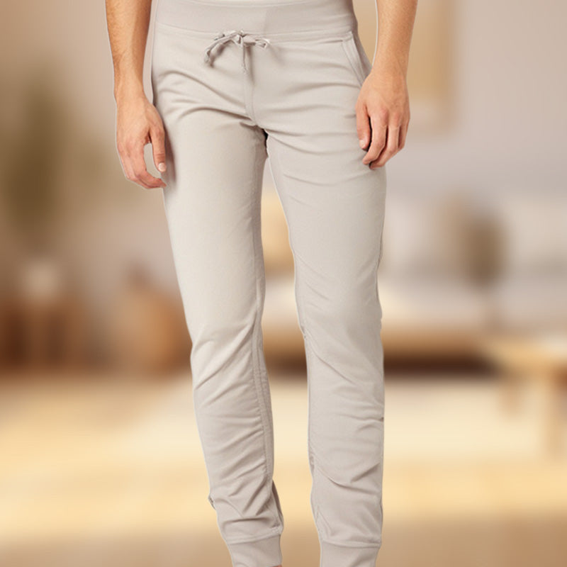 3/4 High-Waist Slim Fit Joggingbroek met Trekkoordzak