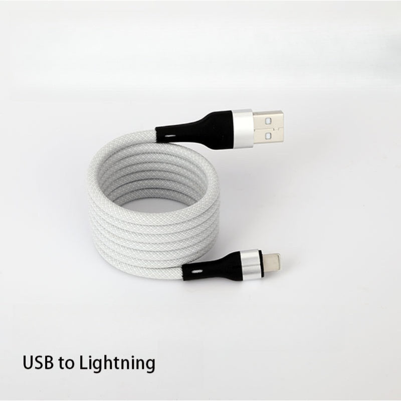 Magnetische Fast-Charging gevlochten oplaadkabel voor meerdere compatibiliteiten