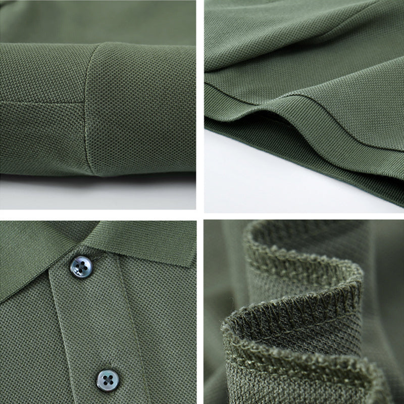 Heren casual business revers korte mouw T-shirt