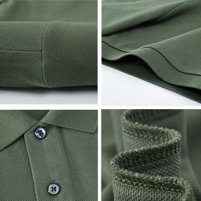 Heren casual business revers korte mouw T-shirt