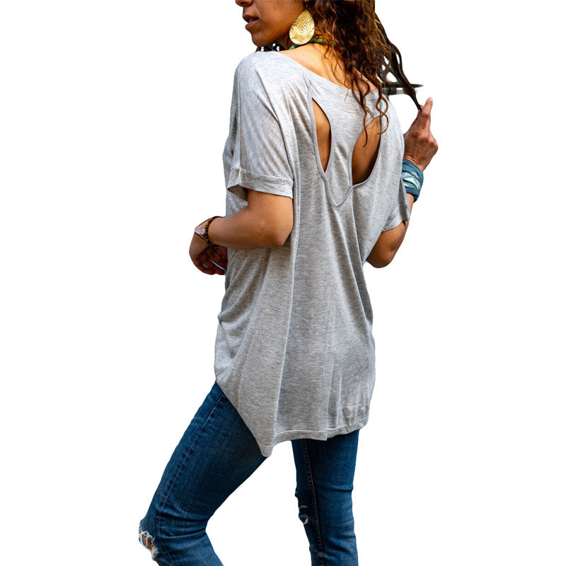 Dames losvallend tuniek T-shirt