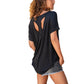 Dames losvallend tuniek T-shirt