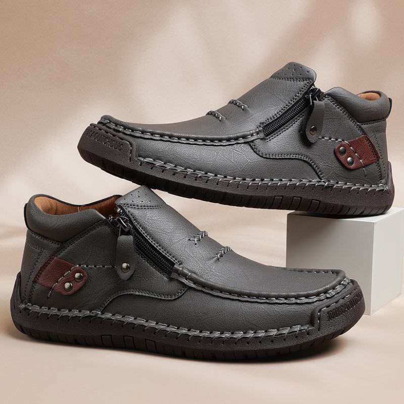 🔥2025 Hot Sale🌟Retro outdoor casual PU-schoenen voor heren