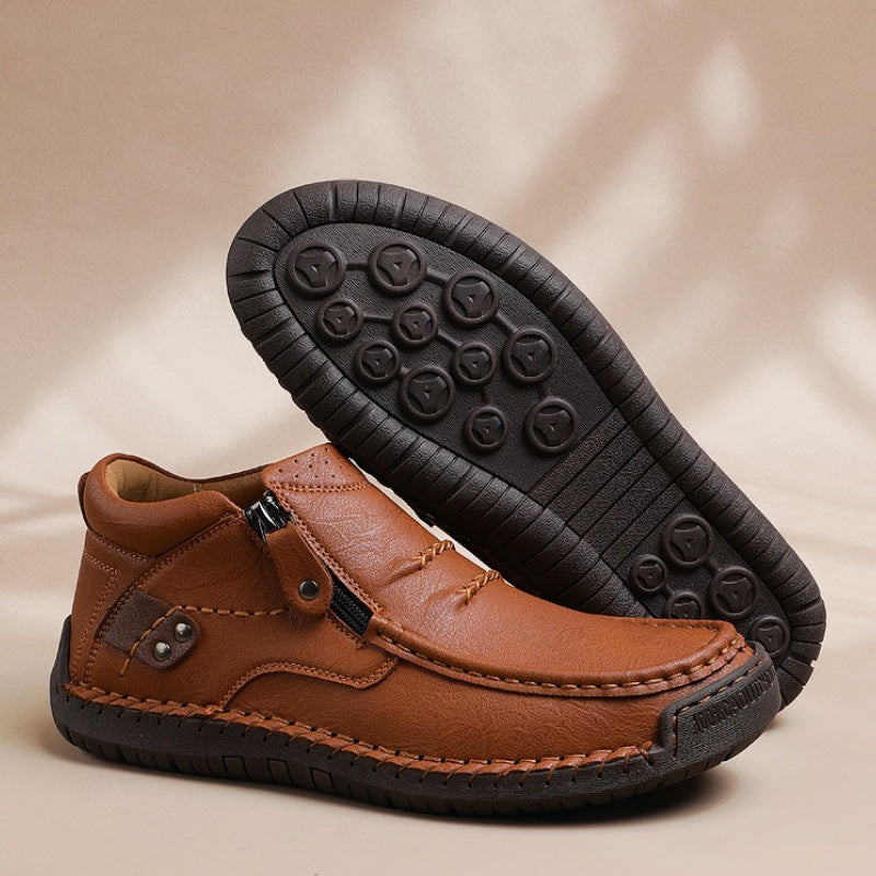 🔥2025 Hot Sale🌟Retro outdoor casual PU-schoenen voor heren