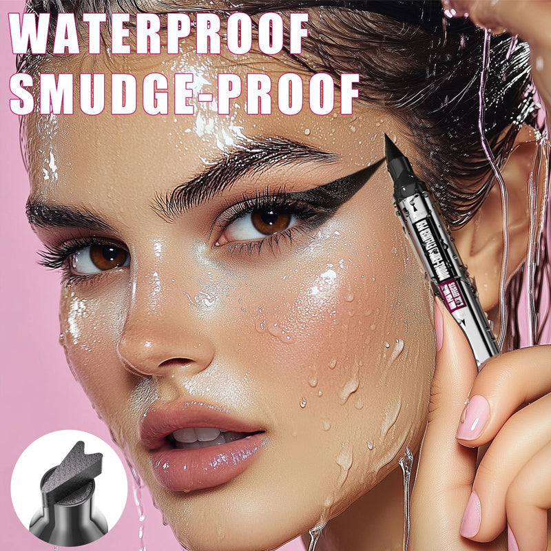 🪽✨Perfecte winged eyeliner met stempel – voor symmetrische cateyes in een oogwenk!👁️