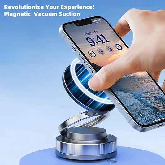 🔥Best verkoper🔄360 ° verstelbare vacuüm magnetische telefoonhouder📱🚗