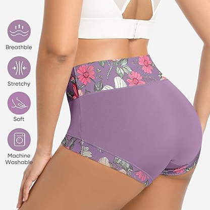 🔥Koop er 1 en krijg er 2 gratis🔥Dames Slips met Hoge Taille en Bloemenprint