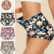 🔥Koop er 1 en krijg er 2 gratis🔥Dames Slips met Hoge Taille en Bloemenprint