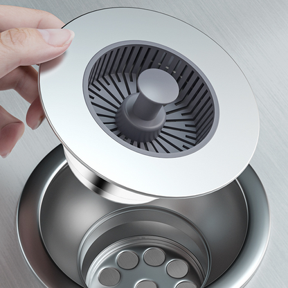 Pop-up afvoerstop met zeefje