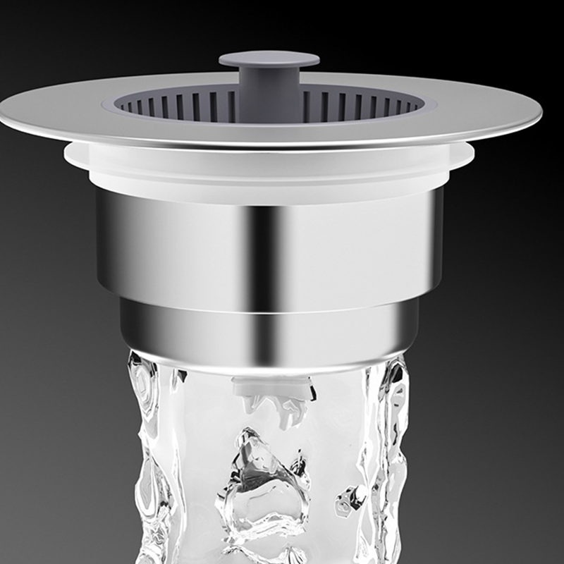 Pop-up afvoerstop met zeefje