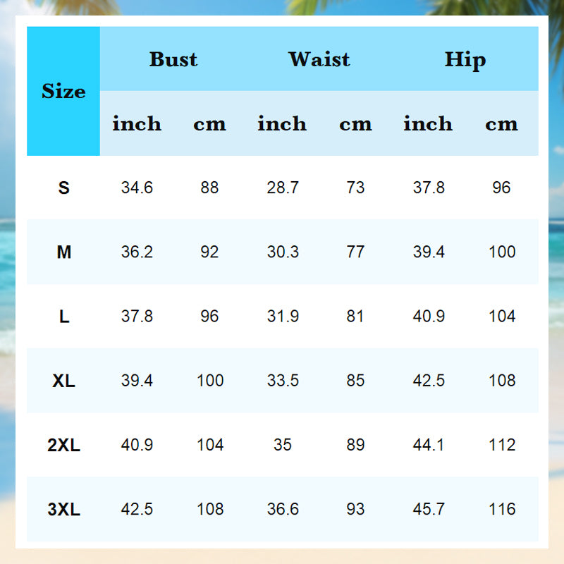 2-delige badmodeset met print tankini en shorts voor dames