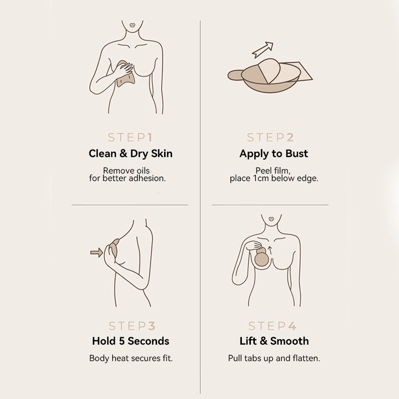 💜LAATSTE DAG - KOOP 1 KRIJG 1 GRATIS💜Naadloze zelfklevende tepelcovers voor vrouwen