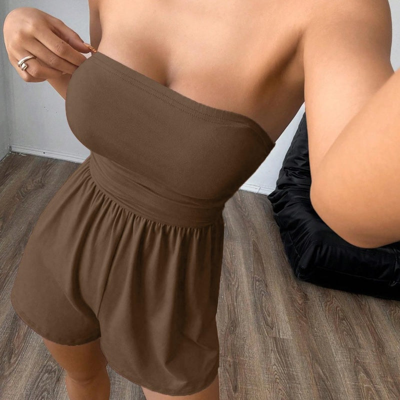 💖Comfortabele en stijlvolle strapless jumpsuit💃