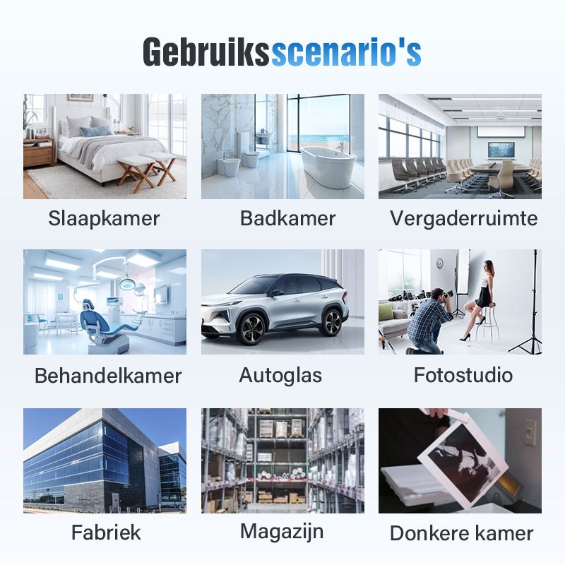 Eenrichtingsprivacy warmte-isolerende folie voor glas 🏠✨