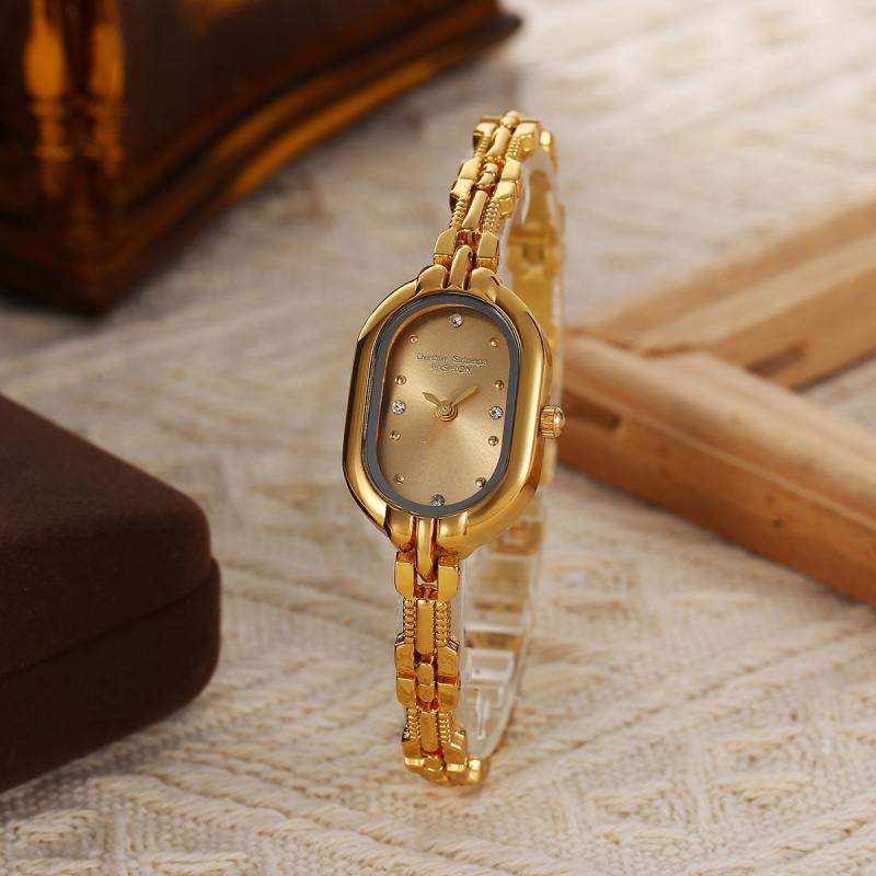 Vintage ovale armbandhorloge voor dames