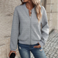 Casual modieuze damesvest met ritssluiting