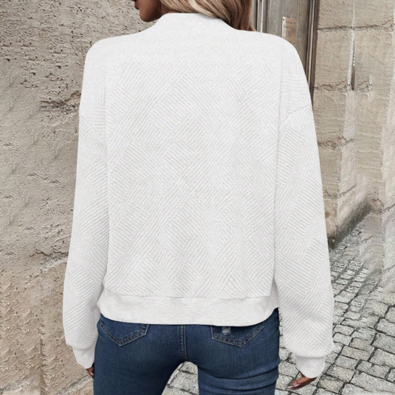 Casual modieuze damesvest met ritssluiting