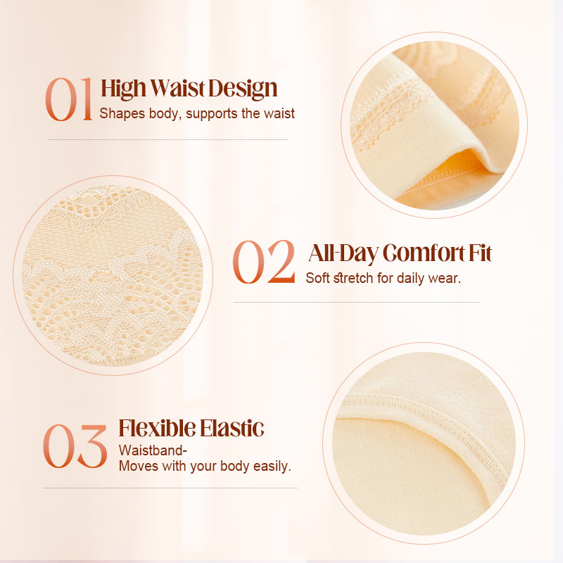 😍 Koop 1 en krijg 2 gratis😍Damesonderbroek met hoge taille in grote maten