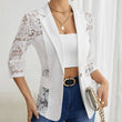 Dames elegante pure kant details over blazer