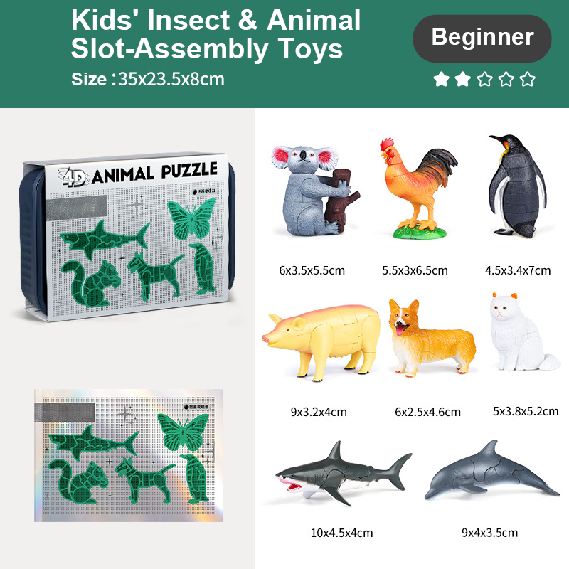 🐞🎄Best verkocht！🎁 Bouwspeelgoed Insecten & Dieren – Leuk Cadeau voor Kinderen ✨