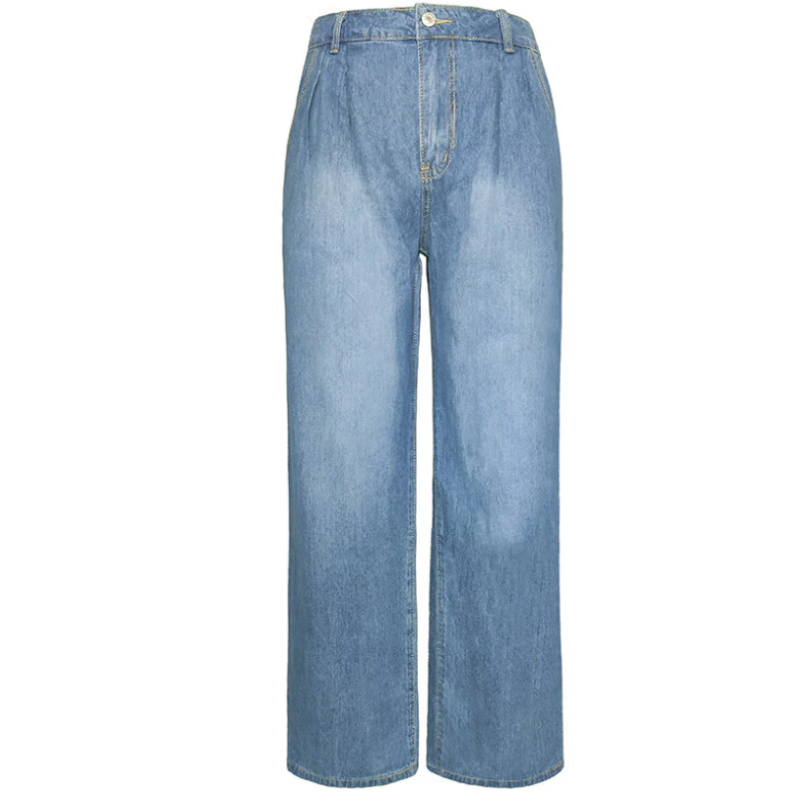 Gewassen casual jeans voor dames