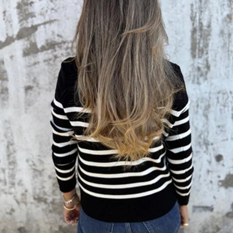 🔥Gestreepte gebreide trui voor dames