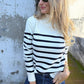 🔥Gestreepte gebreide trui voor dames