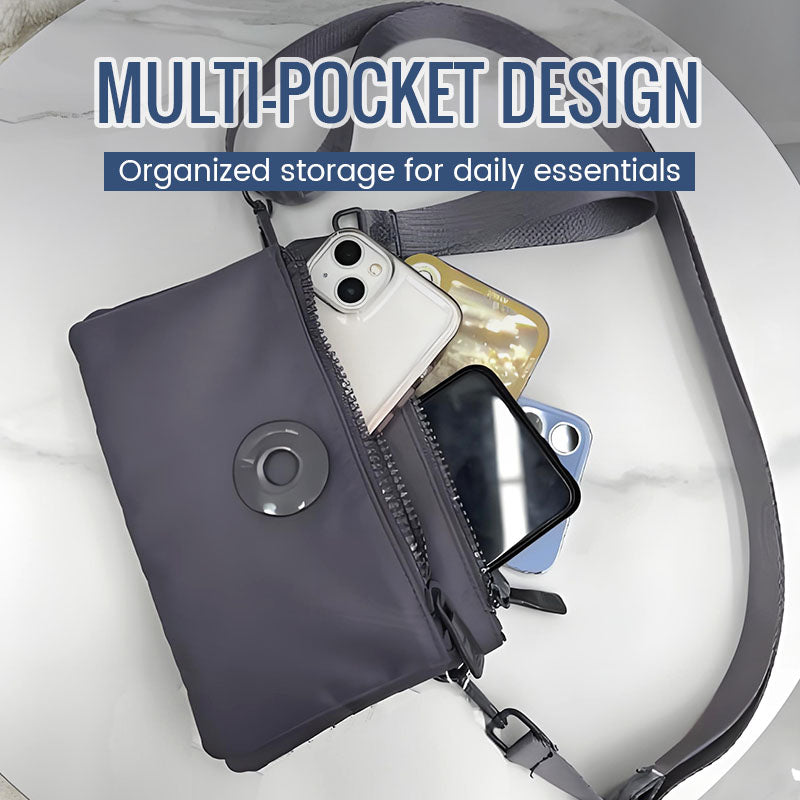 Modieuze crossbodytas met ritssluiting