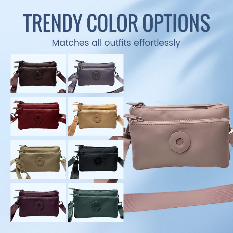 Modieuze crossbodytas met ritssluiting