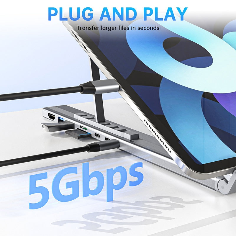 🔥Uitverkoop 50% korting🔥USB-C Dockingstation Laptopstandaard met 4K HDMI💻