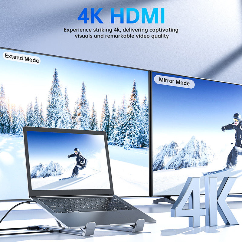 🔥Uitverkoop 50% korting🔥USB-C Dockingstation Laptopstandaard met 4K HDMI💻