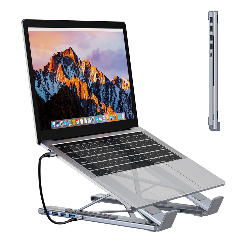 🔥USB-C Dockingstation Laptopstandaard met 4K HDMI💻