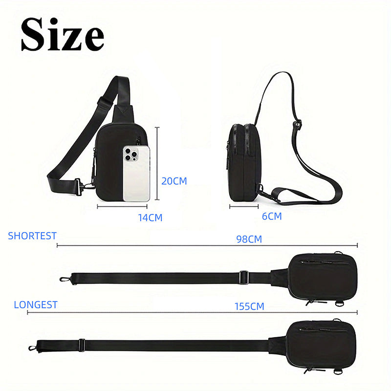 Stijlvolle outdoor schouder- en crossbodytas