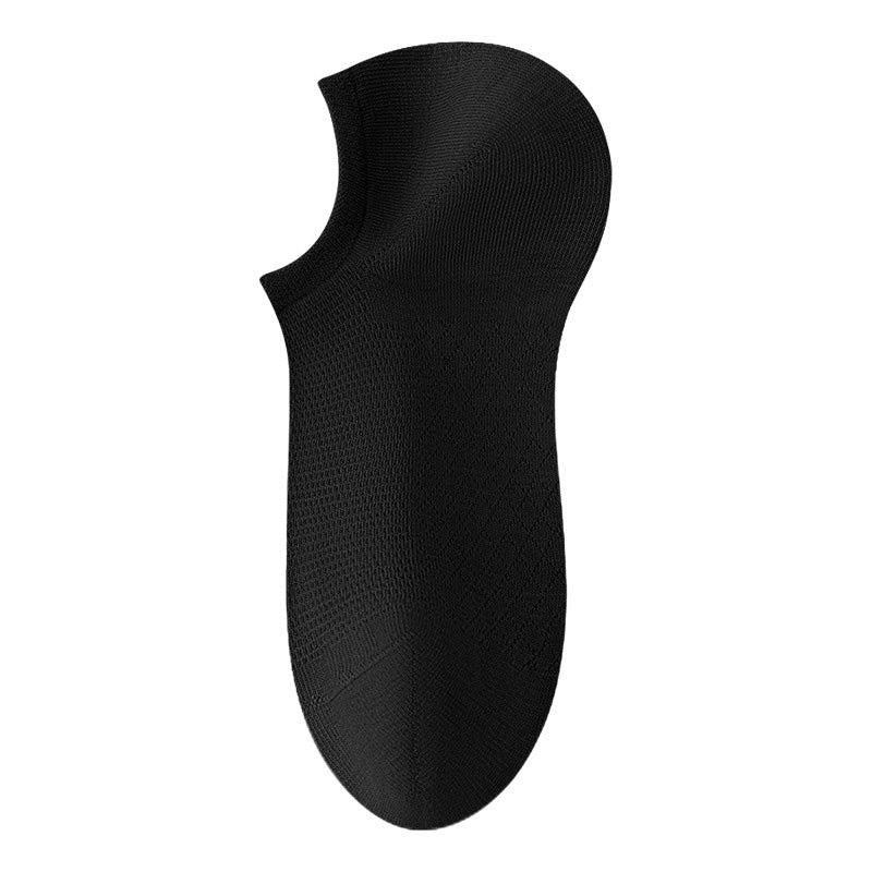 Heren sokken in effen kleur, ademend mesh