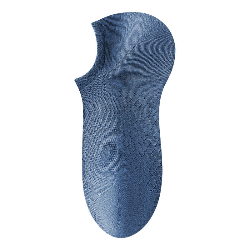 Heren sokken in effen kleur, ademend mesh