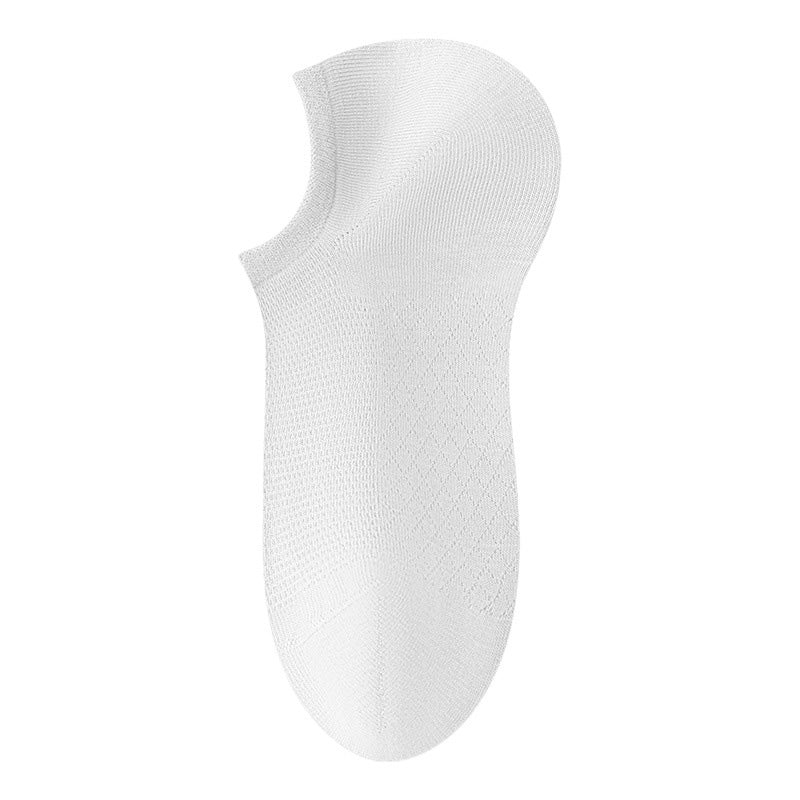 Heren sokken in effen kleur, ademend mesh