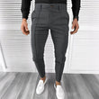 Casual, effen pantalon voor heren