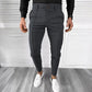 Casual, effen pantalon voor heren