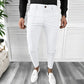 Casual, effen pantalon voor heren